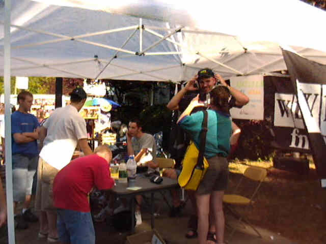 Rochester Radio Stations At The 25th Annual Park Ave Fest Rochester New York August 3rd & 4th 2001