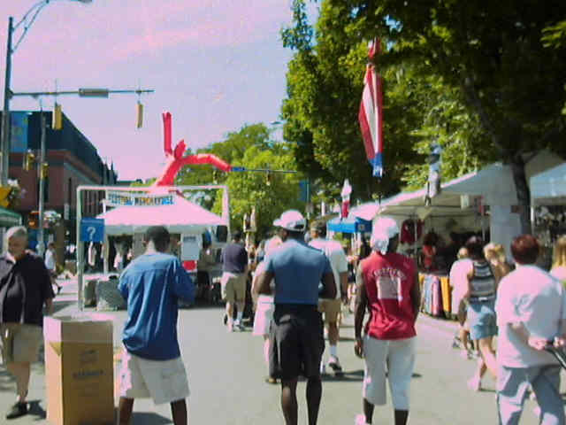 Street Scenes  At The 25th Annual Park Ave Fest Rochester New York August 3rd & 4th 2001