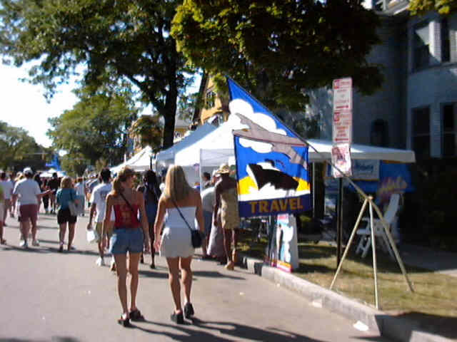 Street Scenes  At The 25th Annual Park Ave Fest Rochester New York August 3rd & 4th 2001