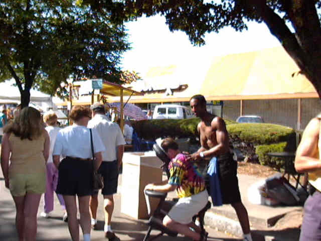 Park Ave Fest, Rochester New York, August 3 & 4 2001. Images Of Vendors.