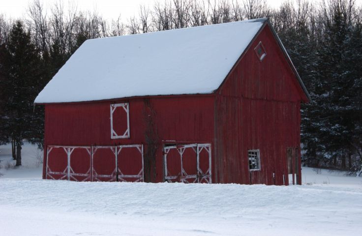 A Barn at Boyce, Taylor, and Pettit Roads intersection, Clifton Springs New York. Fresh 10:00 AM Jan 19th 2004 POD - Rochester NY Picture Of The Day from RocPic.Com winter spring summer fall pictures photos images people buildings events concerts festivals photo image at new images daily Rochester New York Fall I Love NY I luv NY Rochester New York Jan 2004 POD Winter view picture photo image pictures photos images