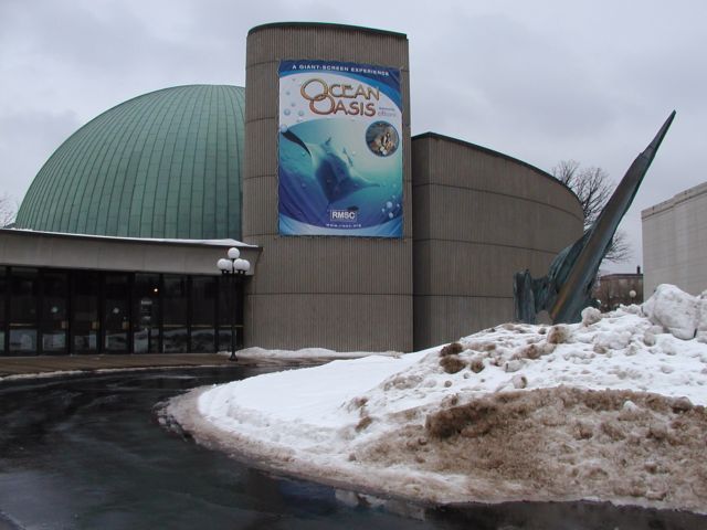 Photo Strasenburgh Planetarium Rochester Museum & Science Center, 657 East Ave. Rochester, NY 14607 (585) 271-4320 then press number 5 . Rochester NY New York City living February 4th 2003 POD I Love NY Rochester NY New York winter Picture Of The Day view picture photo image picture pictures photos images, February 4th 2003 POD
