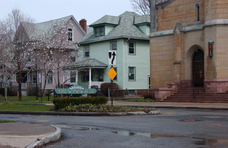 Picture Oxford St.  Rochester NY Magnolia Trees are starting to flower. 24 hour fresh 2:15 PM. Apr 19th 2004 POD. - Rochester NY Picture Of The Day from RocPic.Com spring summer fall winter pictures photos images people buildings events concerts festivals photo image at new images daily Rochester New York Fall I Love NY I luv NY Rochester New York Jan 2004 POD Winter view picture photo image pictures photos images