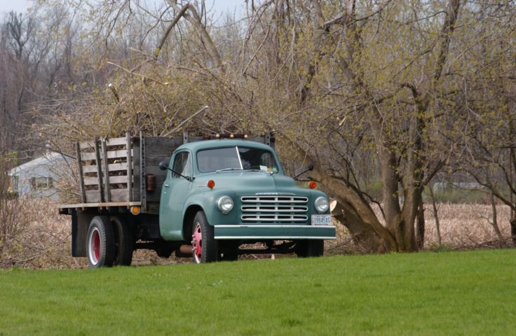 Picture Green Truck. Ontario-Walworth Road. Walworth, NY. Fresh 9:06 AM Apr 22nd 2004 POD.  - Rochester NY Picture Of The Day from RocPic.Com spring summer fall winter pictures photos images people buildings events concerts festivals photo image at new images daily Rochester New York Fall I Love NY I luv NY Rochester New York Jan 2004 POD Winter view picture photo image pictures photos images