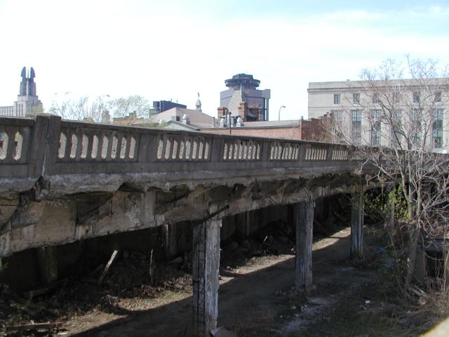 Picture The old South Ave. and Court St. subway station with Rochester NY Skyline in background. Links on this page to 1951 era photos of the same area courtosey of the Rochester Public Library. Rochester New York Picture Of The Day from DigitalSter.Com & RocPic.Com spring summer fall winter pictures photos images people buildings events concerts festivals photo image at digitalster.com new images daily 2003 Rochester New York Spring I Love NY I luv NY Rochester New York May 2nd 2003 POD spring view picture photo image pictures photos images