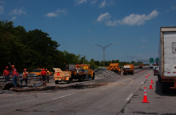 Picture Today Began With  A Sinkhole, About Three Feet Deep Located On the Northbound Side Of 590, Just South Of 104. Fresh 12:18 p.m. May 27th 2004 POD.  - Rochester NY Picture Of The Day from RocPic.Com spring summer fall winter pictures photos images people buildings events concerts festivals photo image at new images daily Rochester New York Fall I Love NY I luv NY Rochester New York Jan 2004 POD Winter view picture photo image pictures photos images