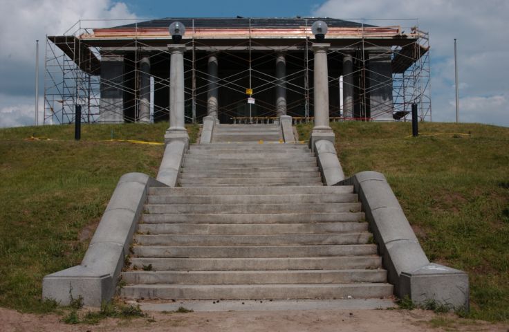 Picture - I Rode My Bike To The Top Of Cobbs Hill To Shoot The Rochester Skyline, But You Get This Shot Of Your Tax Dollars At Work On The Cobbs Hill Park Reservoir Water Works Building. Fresh 3:51 PM. June 15th 2005 POD. - Rochester NY Picture Of The Day from RocPic.Com spring summer fall winter pictures photos images people buildings events concerts festivals photo image at new images daily Rochester New York Fall I Love NY I luv NY Rochester New York 2005 POD view picture photo image pictures photos images