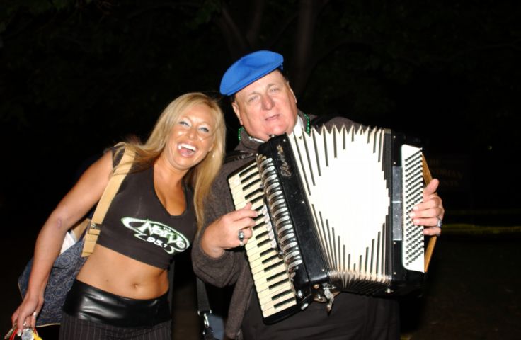 Picture - You know you're in Rochester NY if you see Walter Palmer aka The Accordion Man, and or a 95.1 FM WNVE The Nerve Rock Babe! As seen here at the first annual Alexander Street Festival.  Book Walter! Birthday Parties & All Occasions 585 325 4345  ... - Rochester NY Picture Of The Day from RocPic.Com summer fall winter spring pictures photos images people buildings events concerts festivals photo image at digitalster.com new images daily 2003 Rochester New York Summer I Love NY I luv NY Rochester New York Sep 21st 2003 POD summer view picture photo image pictures photos images