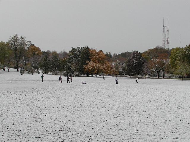 Picture Of The Day Rochester NY New York November 19th 2002 Pinnacle Hill Antenna Touch Football Snow Covered Cobbs Hill Photo Photos Pictures Image Images
