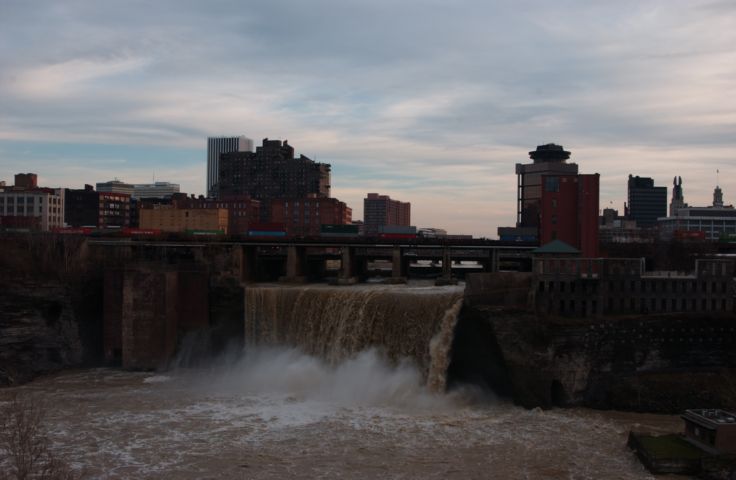 Picture - 24 Hour Fresh 3:55 PM High Falls Genesee River Rochester NY CSX Freight Train Get The Video - Rochester NY Picture Of The Day from RocPic.Com fall winter spring summer pictures photos images people buildings events concerts festivals photo image at new images daily Rochester New York Fall I Love NY I luv NY Rochester New York Nov 2003 POD fall view picture photo image pictures photos images