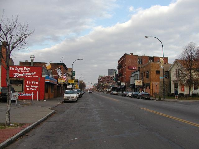 Picture Of The Day Rochester NY New York November 25th 2002

Monroe Ave The Sports Page and a view Of Dowtown Rochester Skyline From Monroe Avenue Photo Photos Pictures Image Images