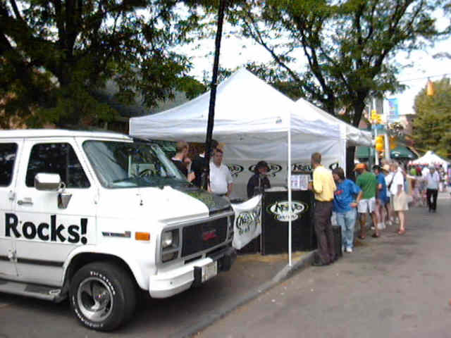 Rochester Radio Stations At The 25th Annual Park Ave Fest Rochester New York August 3rd & 4th 2001