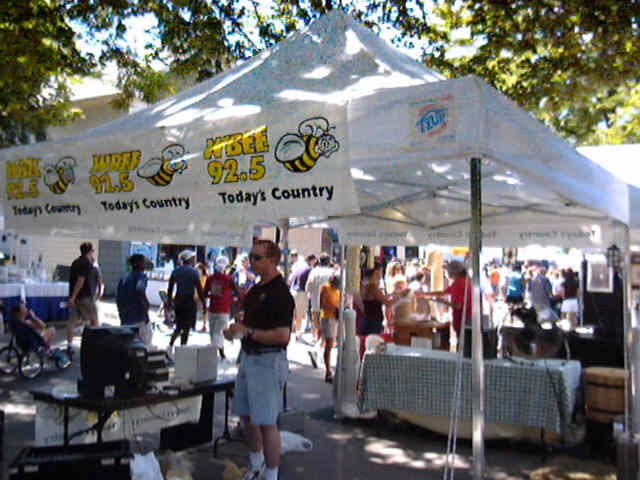 Rochester Radio Stations At The 25th Annual Park Ave Fest Rochester New York August 3rd & 4th 2001