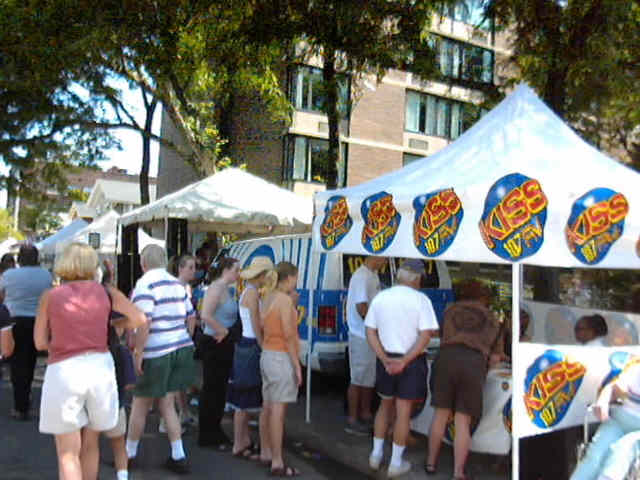 Rochester Radio Stations At The 25th Annual Park Ave Fest Rochester New York August 3rd & 4th 2001