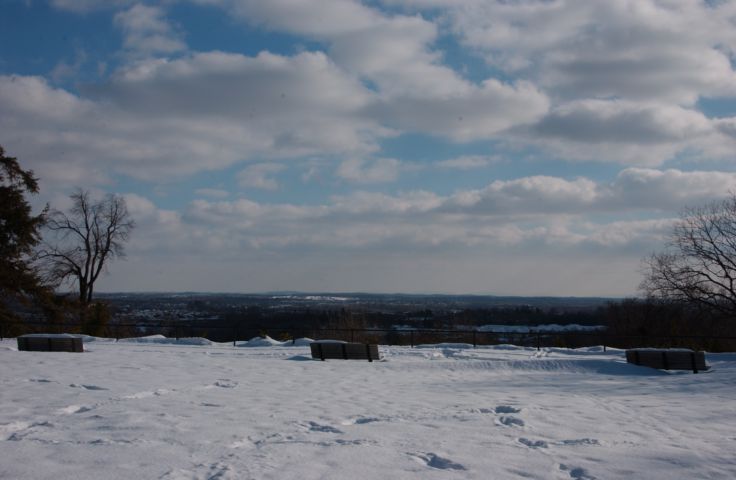 Picture Highland Park Reservoir Overlook. 24 hour fresh 2:50 PM. Feb 5th 2004 RocPic.Com POD  - Rochester NY Picture Of The Day from RocPic.Com winter spring summer fall pictures photos images people buildings events concerts festivals photo image at new images daily Rochester New York Fall I Love NY I luv NY Rochester New York Jan 2004 POD Winter view picture photo image pictures photos images