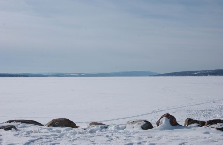 Picture Frozen Canandaigua Lake North Shore. 24 hour fresh 10:00 AM  RocPic.Com Feb 18th 2004 POD. - Rochester NY Picture Of The Day from RocPic.Com winter spring summer fall pictures photos images people buildings events concerts festivals photo image at new images daily Rochester New York Fall I Love NY I luv NY Rochester New York Jan 2004 POD Winter view picture photo image pictures photos images