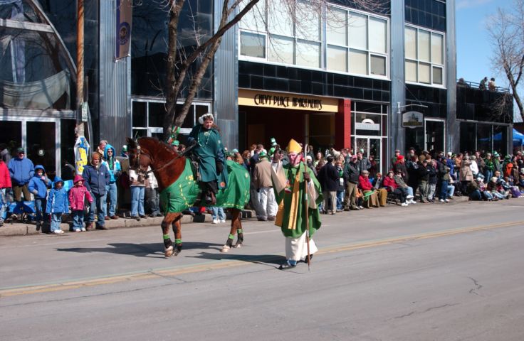 Picture Saint Patrick's Day Parade Rochester NY. St. Patrick on the East Avenue section of the parade. Rochester NY. Fresh 12:46 PM Mar 13th 2004 POD. - Rochester NY Picture Of The Day from RocPic.Com winter spring summer fall pictures photos images people buildings events concerts festivals photo image at new images daily Rochester New York Fall I Love NY I luv NY Rochester New York Jan 2004 POD Winter view picture photo image pictures photos images