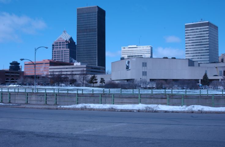 Picture Blue Monday, Rochester NY Skyline, Fresh 12:03 PM Mar 22nd 2004 POD. - Rochester NY Picture Of The Day from RocPic.Com winter spring summer fall pictures photos images people buildings events concerts festivals photo image at new images daily Rochester New York Fall I Love NY I luv NY Rochester New York Jan 2004 POD Winter view picture photo image pictures photos images